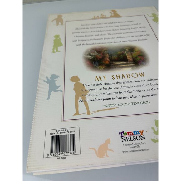 Thomas Kinkade A Child's Garden of Verses Hardcover 1999 VTG Poems Scripture - Picture 9 of 16